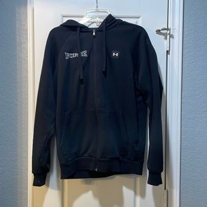 Under Armour Unisex hooded sweatshirt size MD loose fit black